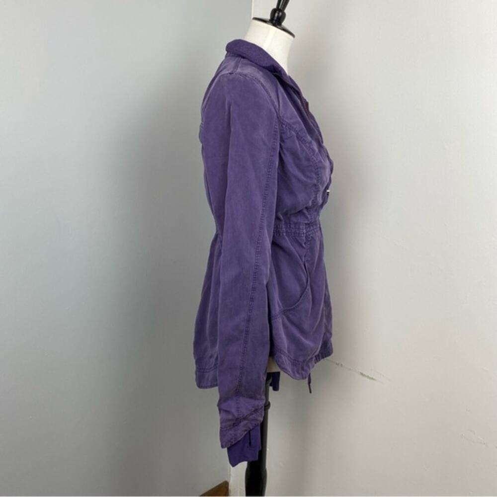Lululemon Inner Peace Reversible Jacket Concord Grape Sz 6 Full Zip - Picture 13 of 15